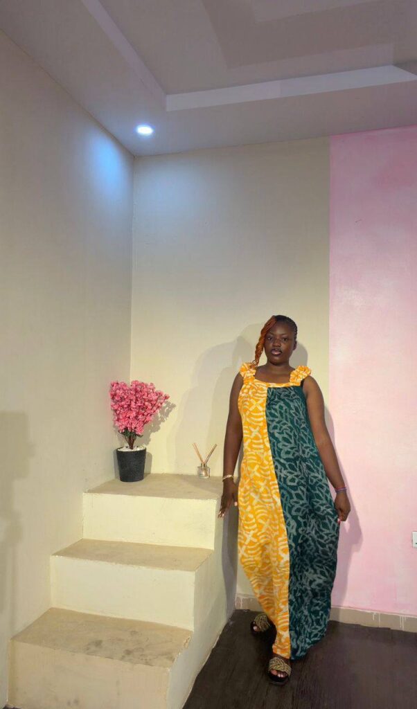 Adire bubu gown by Atilola's Velura
